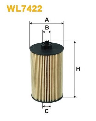 WIX FILTERS wl7422 -  Фильтр масляный двигателя